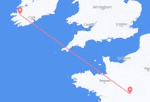 Flyreiser fra Killorglin, Irland til Tours, Frankrike