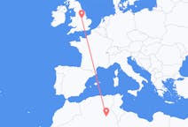 Flyrejser fra Hassi Messaoud, Algeriet til Nottingham, England