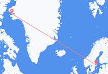 Vols depuis la ville de Stockholm vers la ville de Qaanaaq