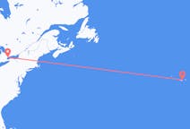 Flights from Toronto, Canada to São Jorge Island, Portugal