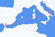 Flyreiser fra Gibraltar, til Bari