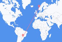 Flüge von London, Brasilien nach Schimmel, Norwegen