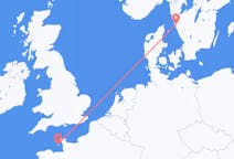 Loty z Saint Helier, Port lotniczy Jersey do Göteborga, Szwecja