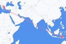 Flyreiser fra Kupang, Indonesia til Athen, Hellas