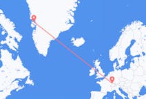 Flights from Basel, Switzerland to Qaarsut, Greenland