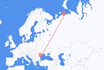 Flights from Naryan-Mar, Russia to Varna, Bulgaria