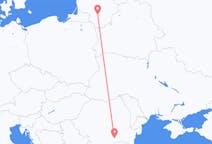 Flyreiser fra Kaunas, til București