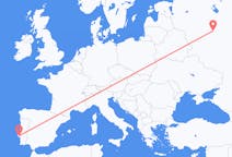 Vluchten van Moskou, Rusland naar Lissabon, Portugal