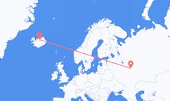 Flights from the city of Nizhny Novgorod, Russia to the city of Akureyri, Iceland