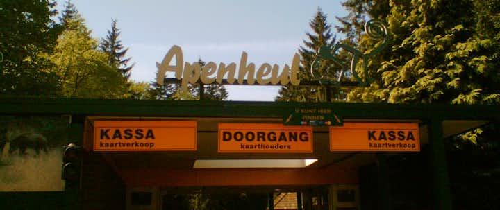 photo of entrance of Apenheul Primate Park in Apeldoorn, the Netherlands.