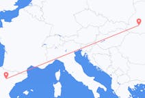 Flights from Ivano-Frankivsk, Ukraine to Zaragoza, Spain