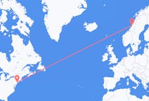 Loty z miasta Nowy Jork do miasta Brønnøysund