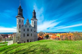 Photo of Visby, the main city on the picturesque island Gotland, Sweden. 