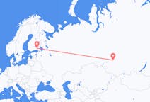 Fly fra Tomsk til Villmanstrand