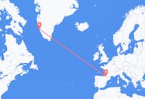 出发地 法国波城目的地 格陵兰努克的航班