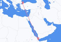 Flyrejser fra Balbala, Djibouti til Bursa, Tyrkiet