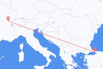 Flyg från Istanbul till Dole