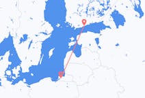 Flights from Helsinki, Finland to Kaliningrad, Russia