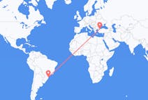 Flyreiser fra Navegantes, Brasil til Istanbul, Tyrkia