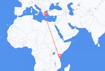Flyrejser fra Dar es-Salaam, Tanzania til Chania, Grækenland