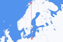 Flights from Narvik, Norway to Bydgoszcz, Poland