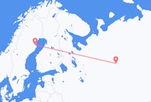 Fly fra Syktyvkar til Skellefteå