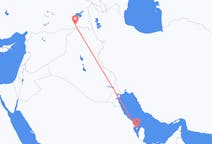 Loty z Al-Bahrajn, Bahrajn z Şırnak, Turcja