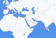Flyg från Thoothukkudi, Indien till Barcelona, Indien