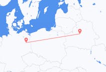 Vluchten van Minsk, Belarus naar Berlijn, Duitsland