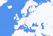 Flyg från Biskra, Algeriet till Kajana, Finland