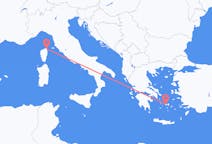Flights from Bastia, France to Parikia, Greece