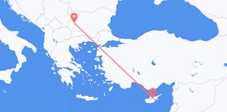 出发地 保加利亚目的地 塞浦路斯的航班
