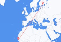 Flights from Banjul, the Gambia to Lappeenranta, Finland