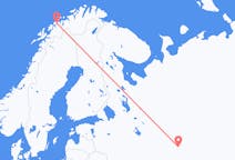 Flyg från Josjkar-Ola till Tromsø