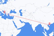 Flyreiser fra Haikou, Kina til Bari, Italia