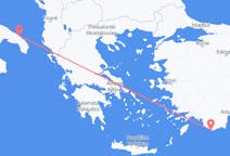 Flights from Kastellorizo, Greece to Brindisi, Italy