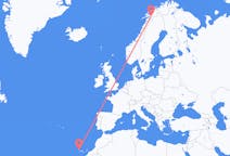 Flights from Santa Cruz de La Palma, Spain to Narvik, Norway