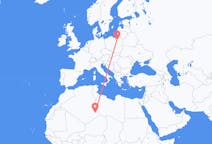 Flights from Djanet, Algeria to Szymany, Szczytno County, Poland