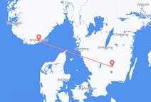 Flights from Kristiansand, Norway to Växjö, Sweden