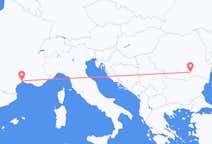 Flyreiser fra Montpellier, til București