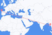Flights from Yangon to Santiago De Compostela
