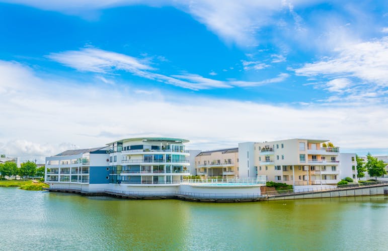Photo of residential complex in La Rochelle, France.