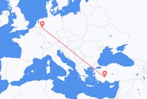 Flights from Isparta, Turkey to Düsseldorf, Germany