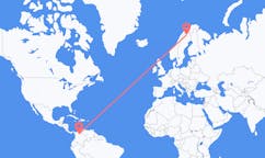 Flights from Barrancabermeja, Colombia to Kiruna, Sweden