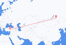 Flights from Chita, Russia to Kayseri, Turkey