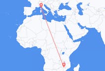 Flyreiser fra Tete, Mosambik til Bastia, Frankrike
