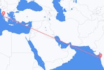 出发地 印度出发地 孟买目的地 希腊普雷韋扎的航班