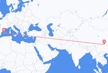 Flyrejser fra Chongqing til Palma