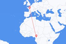 Flyg från Yaoundé, Kamerun till Poitiers, Frankrike