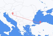 Flyrejser fra Banja Luka, Bosnien-Hercegovina til Zonguldak, Tyrkiet